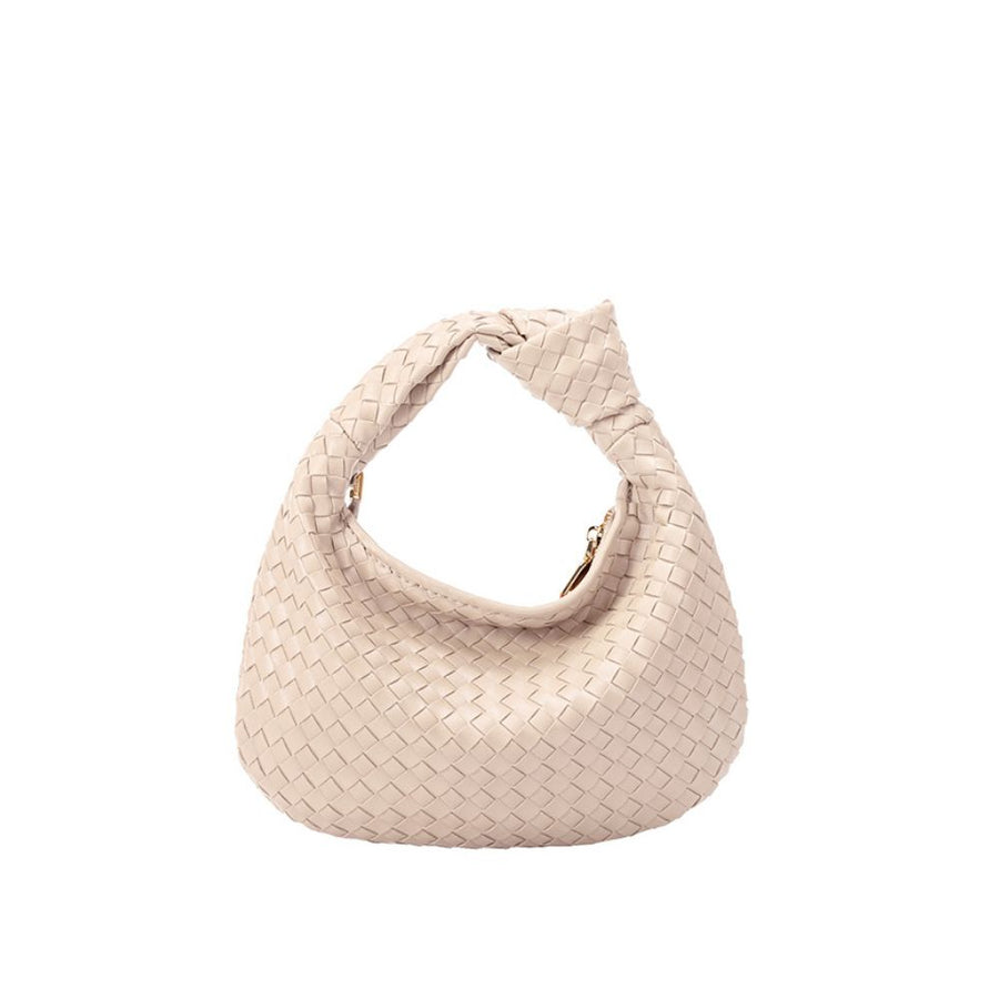 Drew Ivory Small Recycled Vegan Top Handle Bag