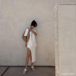 Melie Bianco Luxury Vegan Leather Brigitte Hobo Shoulder Bag in Nude