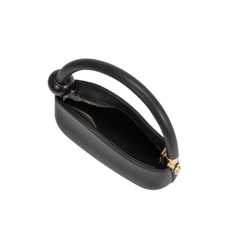 Jennie Black Recycled Vegan Crossbody Bag