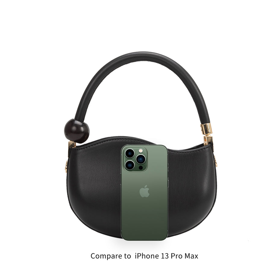 Jennie Black Recycled Vegan Crossbody Bag