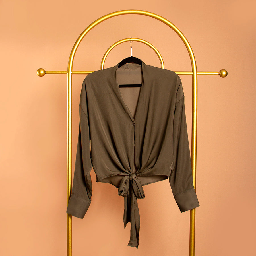 Tie Front Top