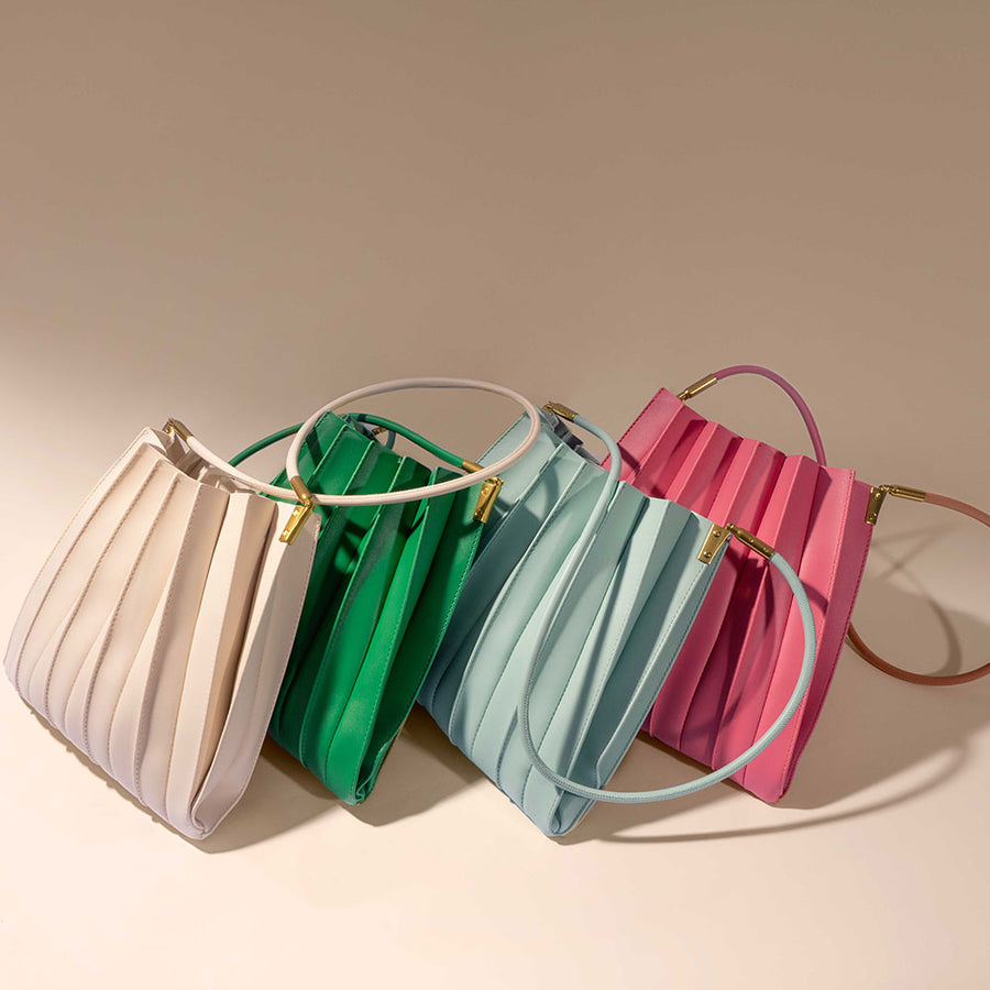 Carrie Ivory Medium Shoulder Bag