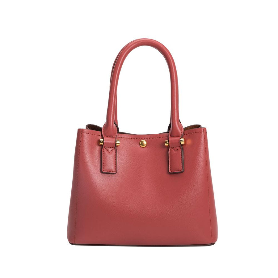 Melie Bianco Luxury Vegan Leather Gabby Shoulder Bag in Rose