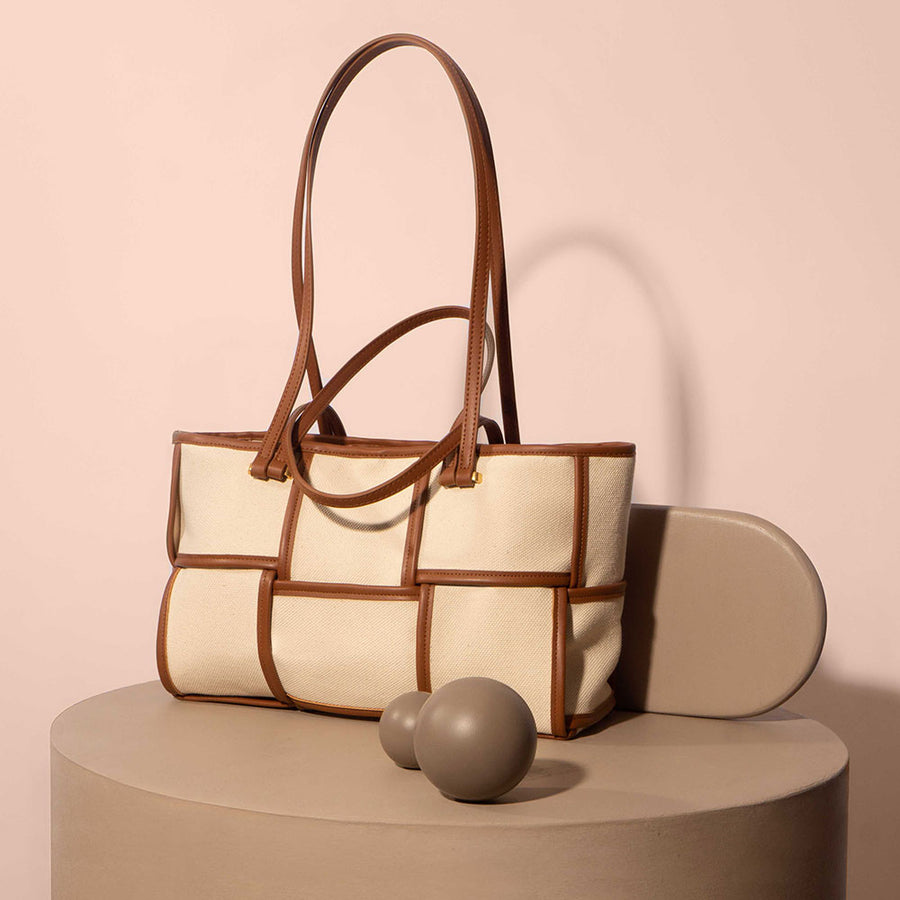 Delany Green Recycled Vegan Tote Bag