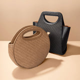 Dena Black Recycled Vegan Top Handle Bag - FINAL SALE