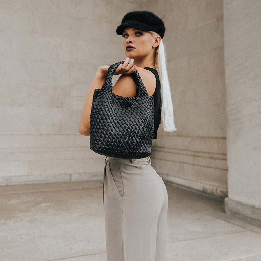 Eloise Saddle Recycled Vegan Tote Bag