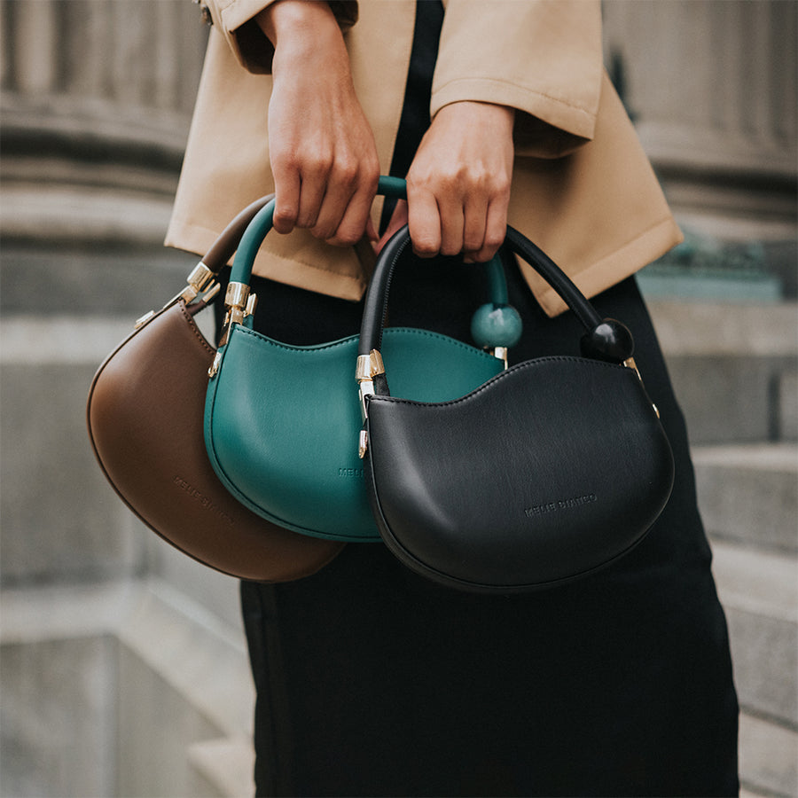 Jennie Black Recycled Vegan Crossbody Bag