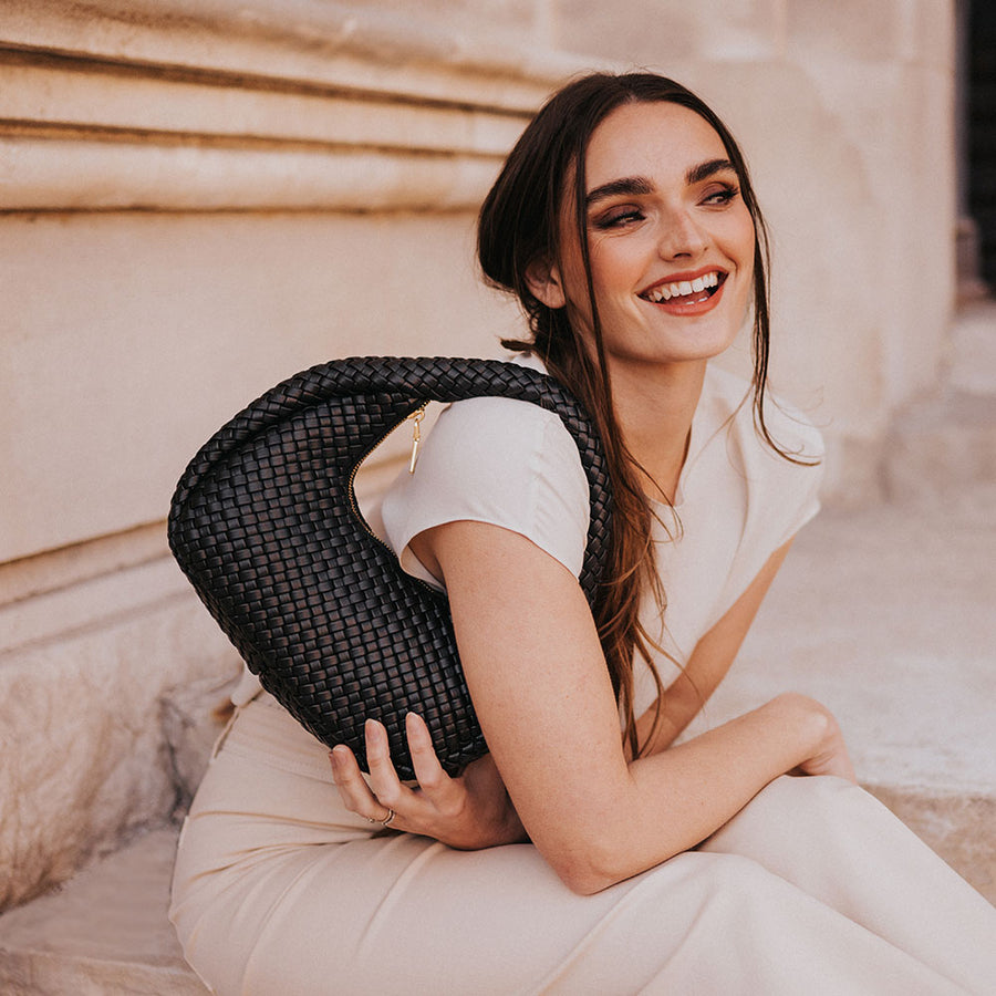 Lorelai Orchid Recycled Vegan Shoulder Bag