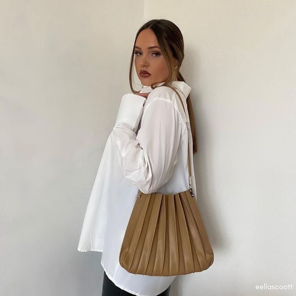 Melie Bianco Carrie Vegan Leather Shoulder Bag