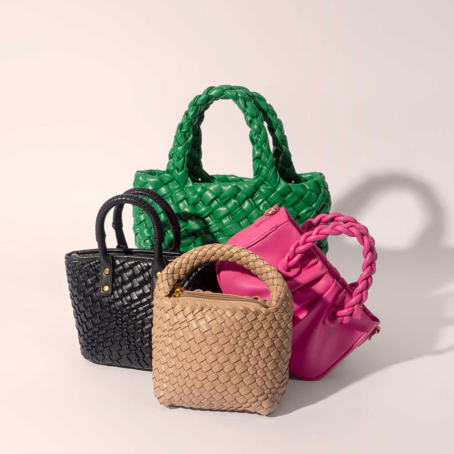 Gracelyn Fuchsia Recycled Crossbody Bag