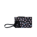 Melie Bianco Luxury Vegan Leather Farrah Crossbody Bag in Dots