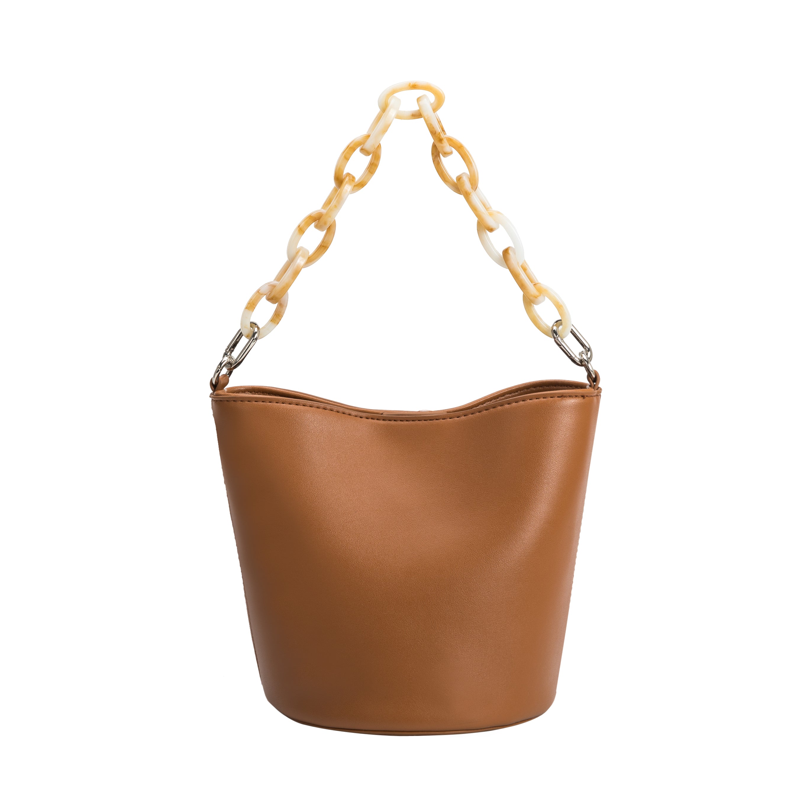 Saddle Lana Small Vegan Leather Crossbody Bag | Melie Bianco