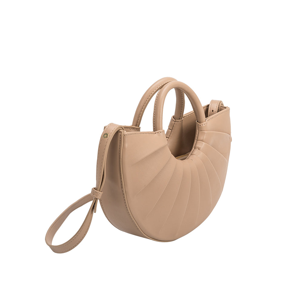 Nude top sales handle bag