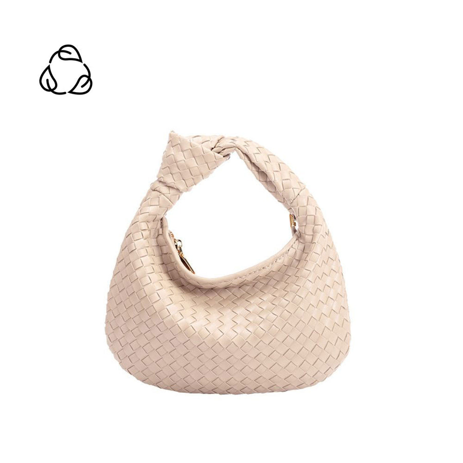 Drew Ivory Small Recycled Vegan Top Handle Bag