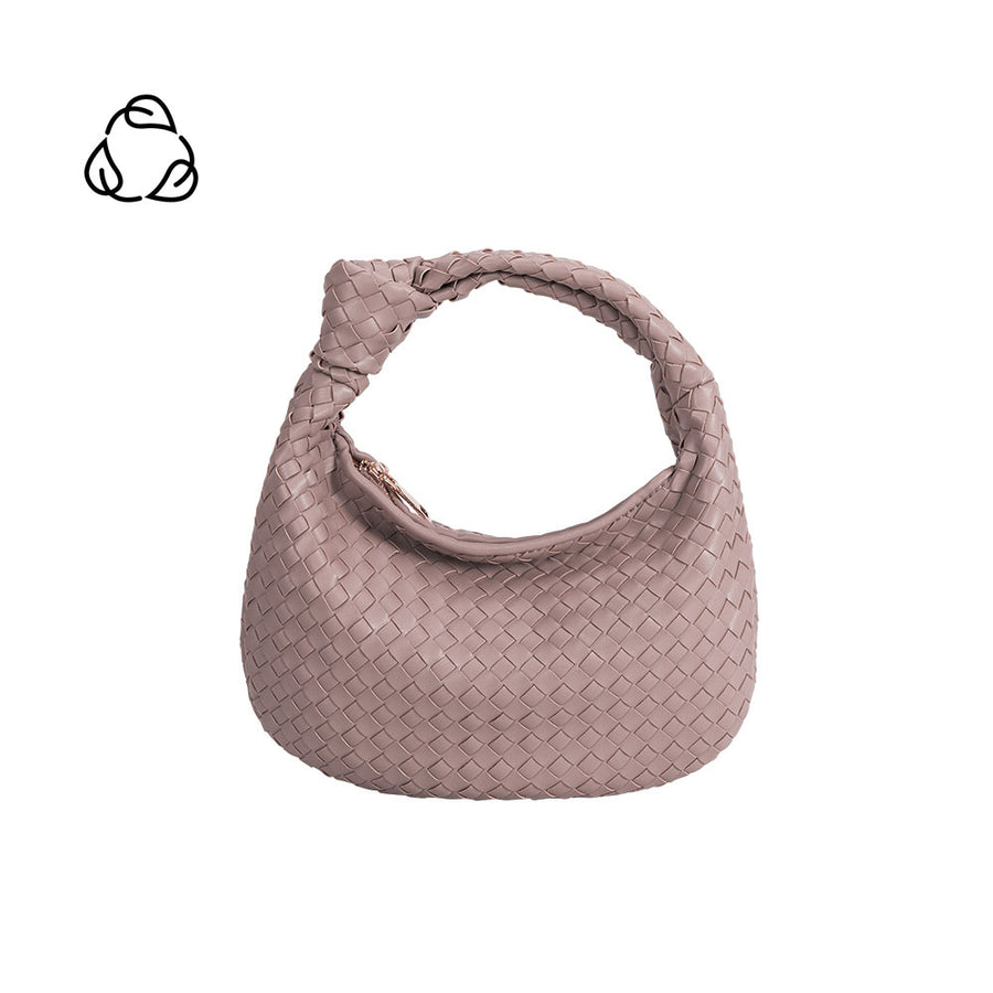 Drew Taupe Small Recycled Vegan Top Handle Bag