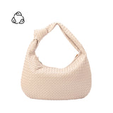 Brigitte Ivory Large Recycled Vegan Shoulder Bag