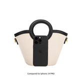 Reese Black Recycled Vegan Crossbody Bag