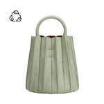 Melie Bianco Recycled Vegan Leather Lily Small Top Handle Bag in Mint