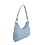 Melie Bianco Recycled Vegan Leather Yvonne Small Shoulder Bag in Sky
