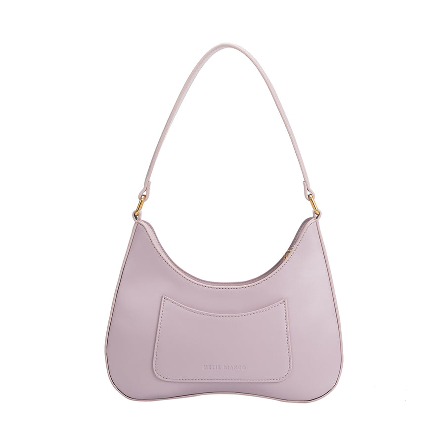 Melie Bianco Recycled Vegan Leather Yvonne Small Shoulder Bag in Lilac