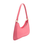 Melie Bianco Recycled Vegan Leather Yvonne Small Shoulder Bag in Pink