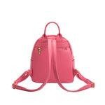 Melie Bianco Recycled Vegan Leather Louise Small Backpack in Pink