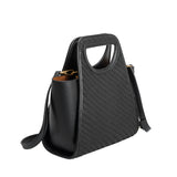 Dena Black Recycled Vegan Top Handle Bag - FINAL SALE