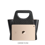 Dena Black Recycled Vegan Top Handle Bag - FINAL SALE