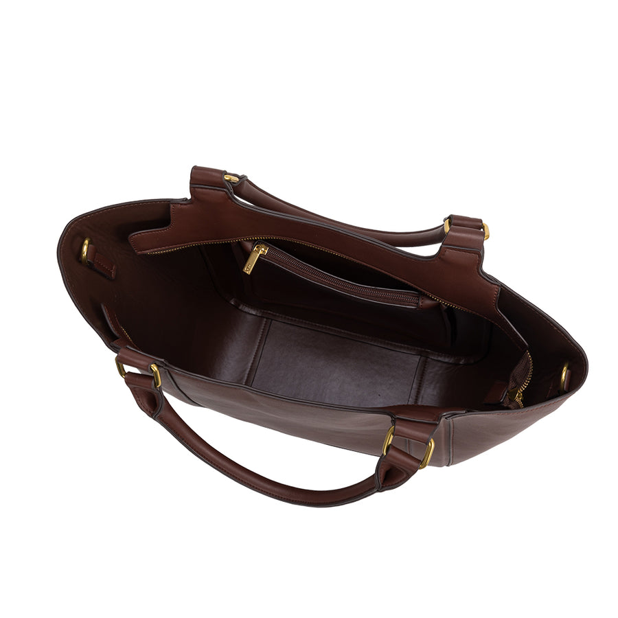 Michelle Chocolate Recycled Vegan Tote Bag