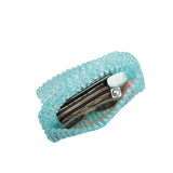Sherry Orchid Beaded Top Handle Bag
