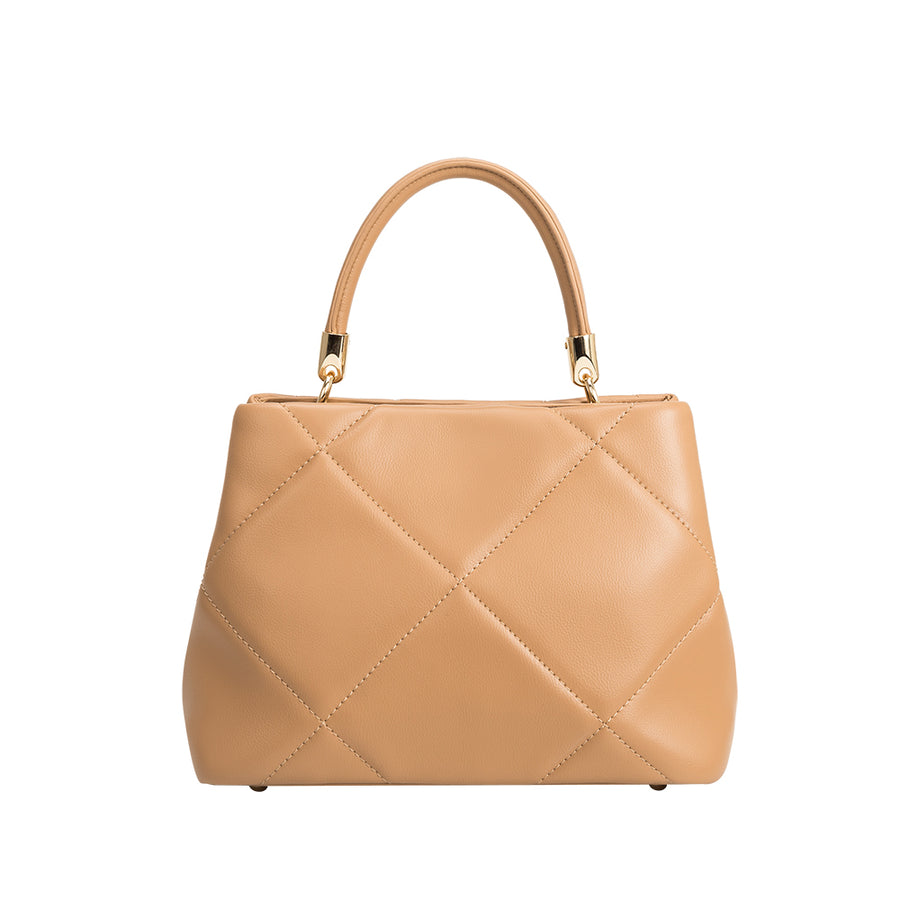 Blake Camel Recycled Vegan Top Handle Bag