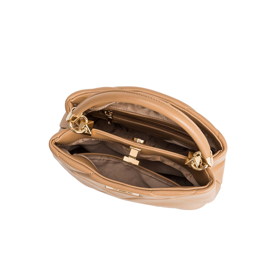 Blake Camel Recycled Vegan Top Handle Bag