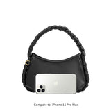 Eliana Black Recycled Vegan Crossbody Bag - FINAL SALE
