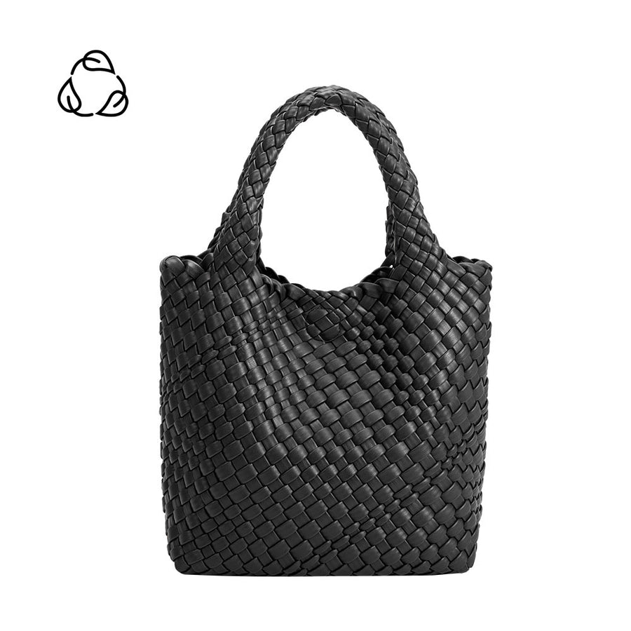 Eloise Black Recycled Vegan Tote Bag