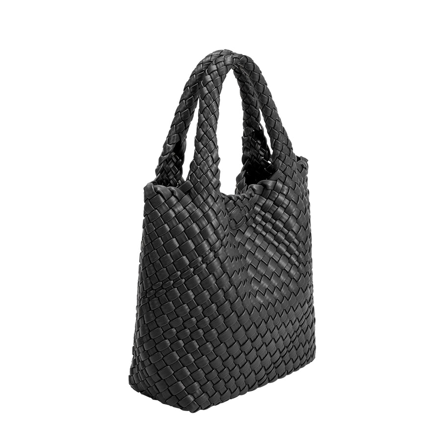 Eloise Black Recycled Vegan Tote Bag