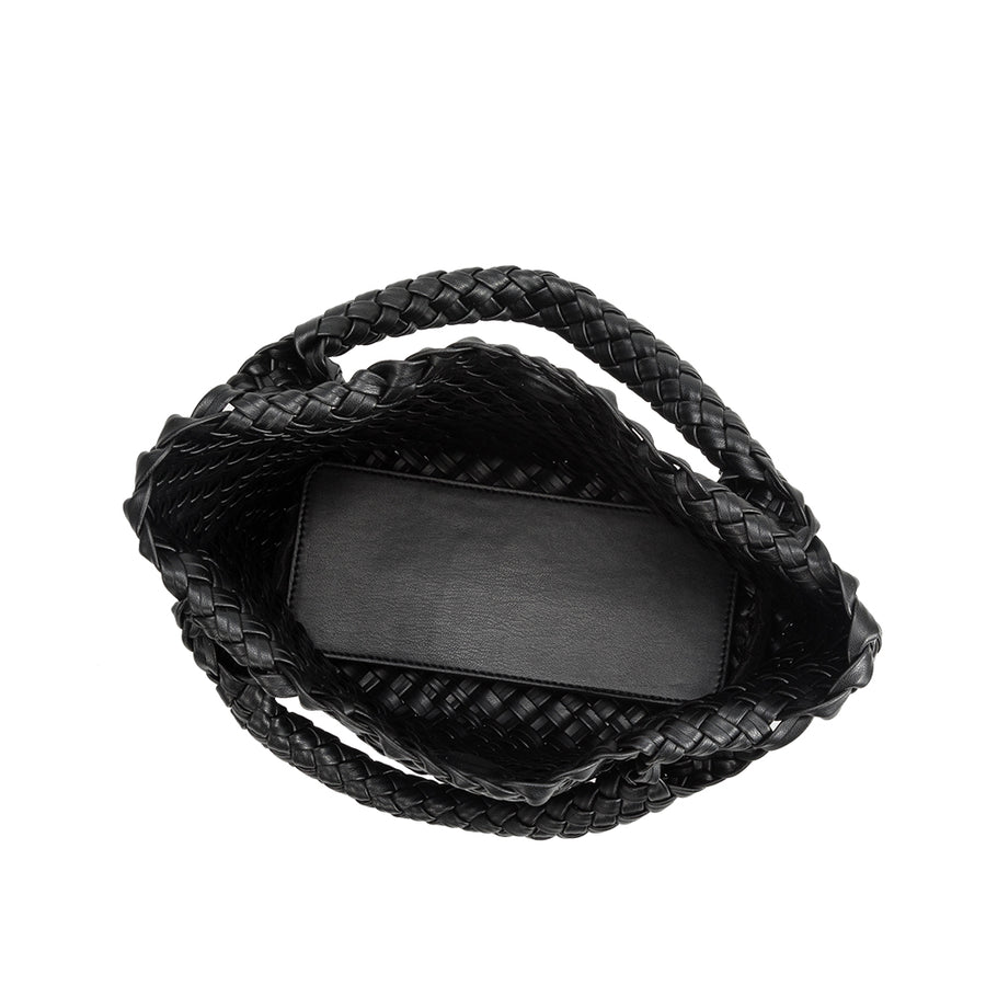 Eloise Black Recycled Vegan Tote Bag