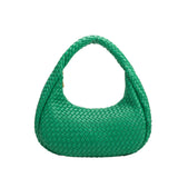 Lorelai Green Recycled Vegan Shoulder Bag - FINAL SALE