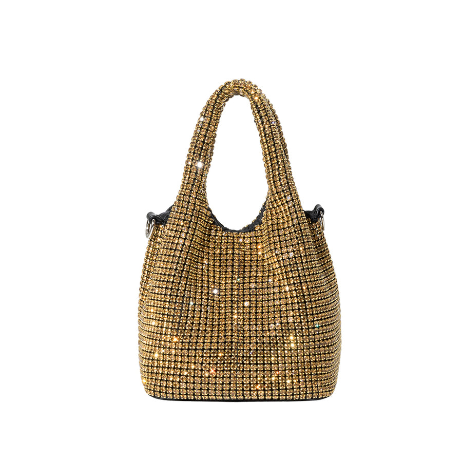 Thea Antique Gold Crossbody Bag