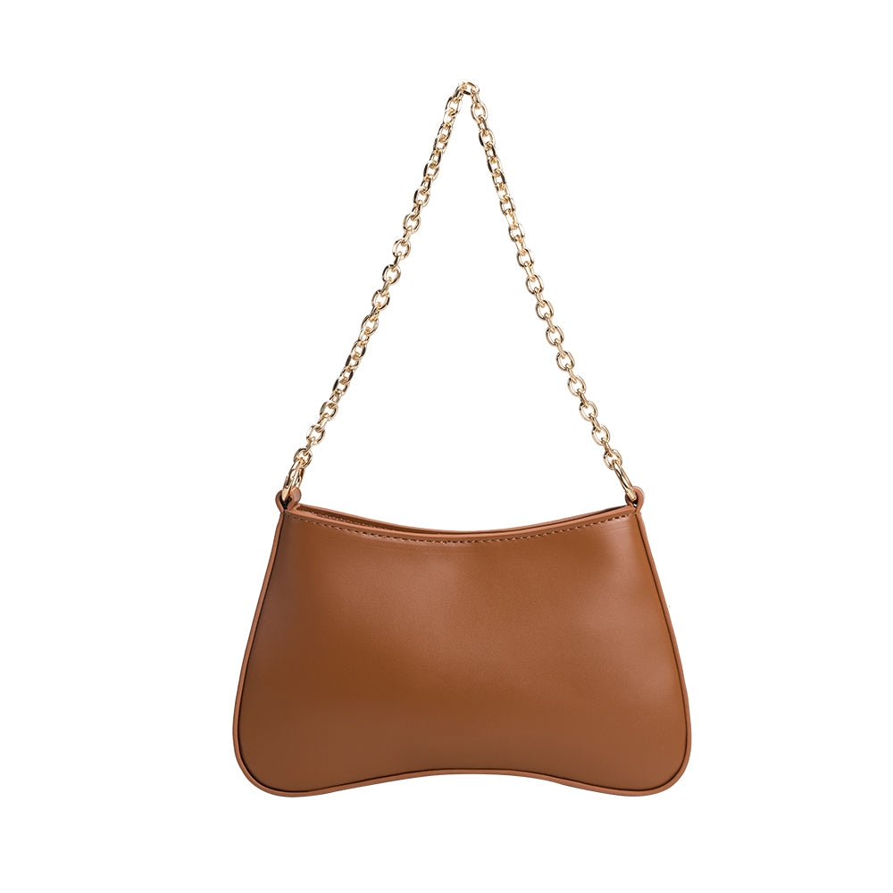 Saddle Alaia Small Vegan Leather Shoulder Bag | Melie Bianco