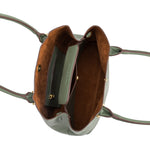Melie Bianco Luxury Vegan Leather Isabella Shoulder Bag in Sage