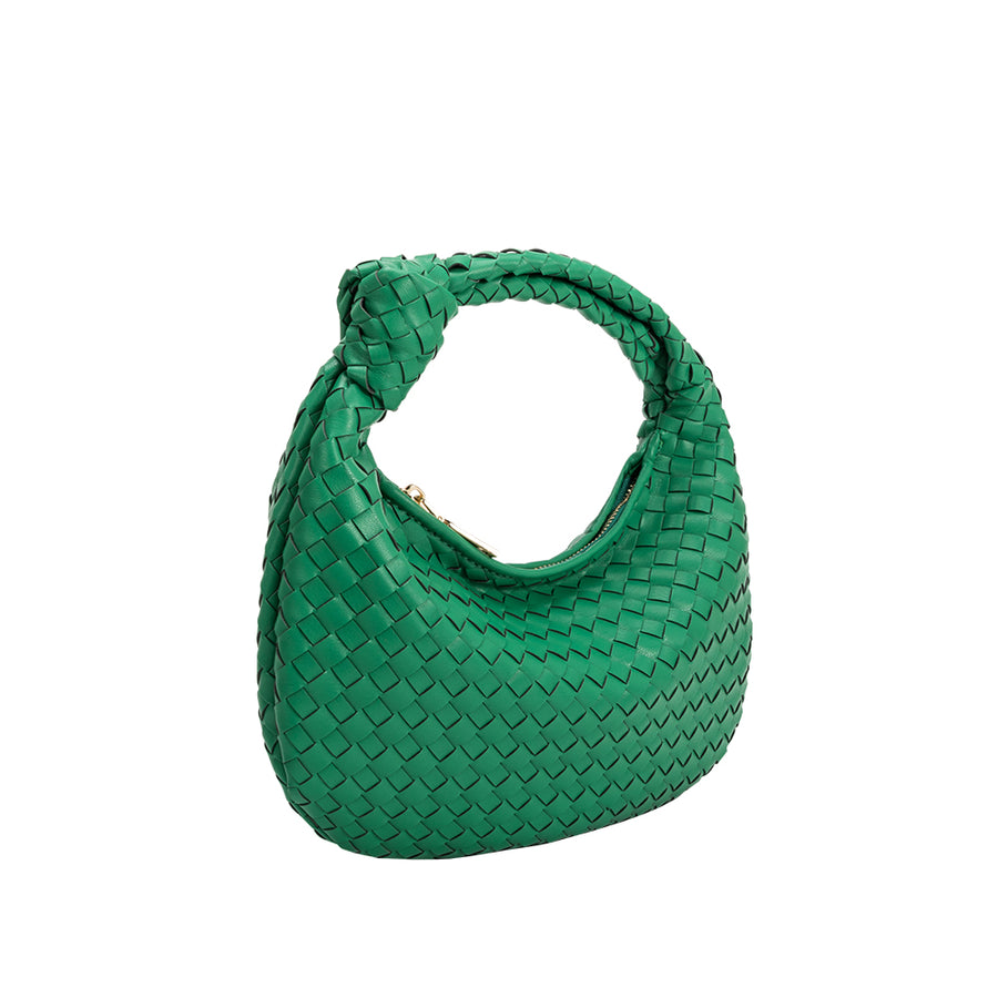 Drew Emerald Small Recycled Vegan Top Handle Bag