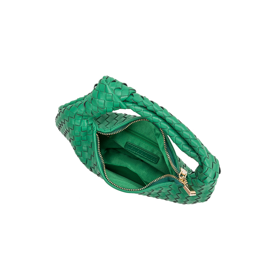 Drew Emerald Small Recycled Vegan Top Handle Bag