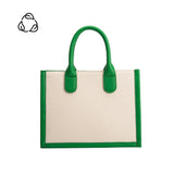 Lucille Green Recycled Vegan Tote Bag - FINAL SALE