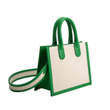 Lucille Green Recycled Vegan Tote Bag - FINAL SALE