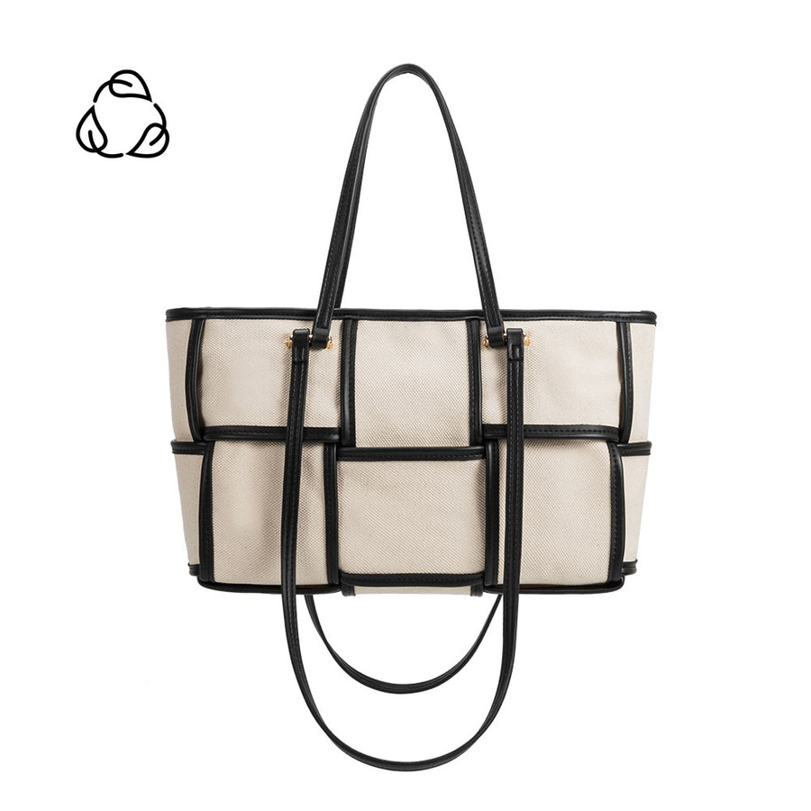 Delany Black Recycled Vegan Tote Bag