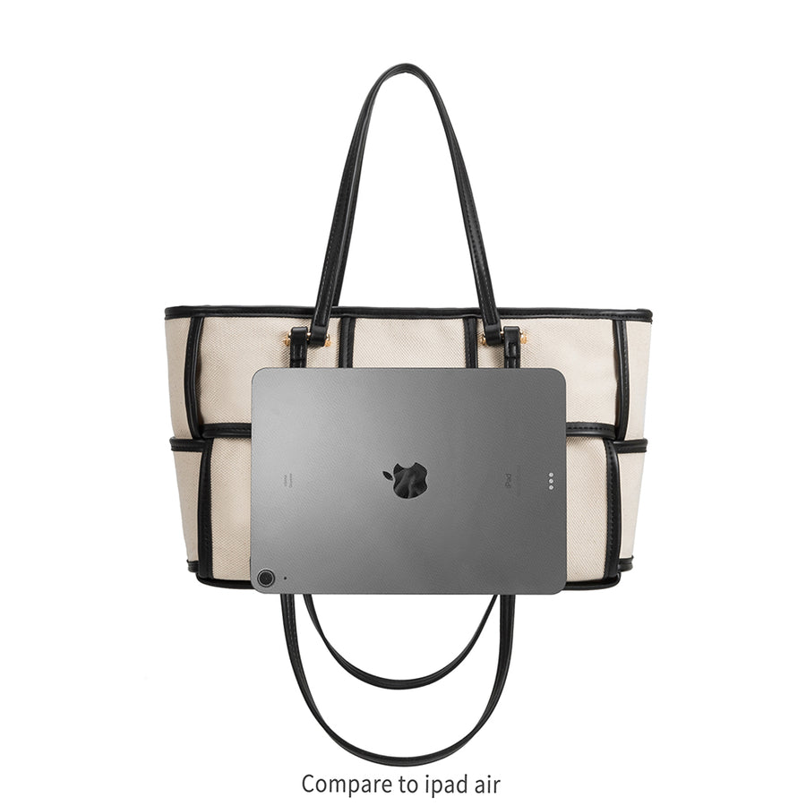 Delany Green Recycled Vegan Tote Bag
