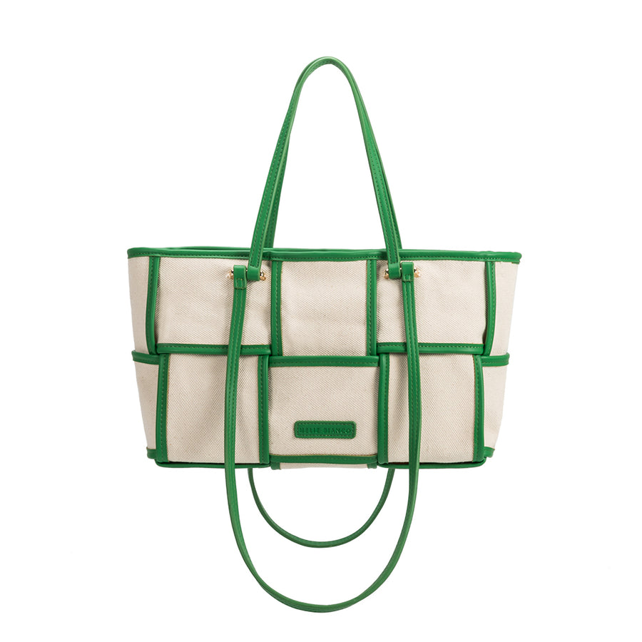 Delany Green Recycled Vegan Tote Bag