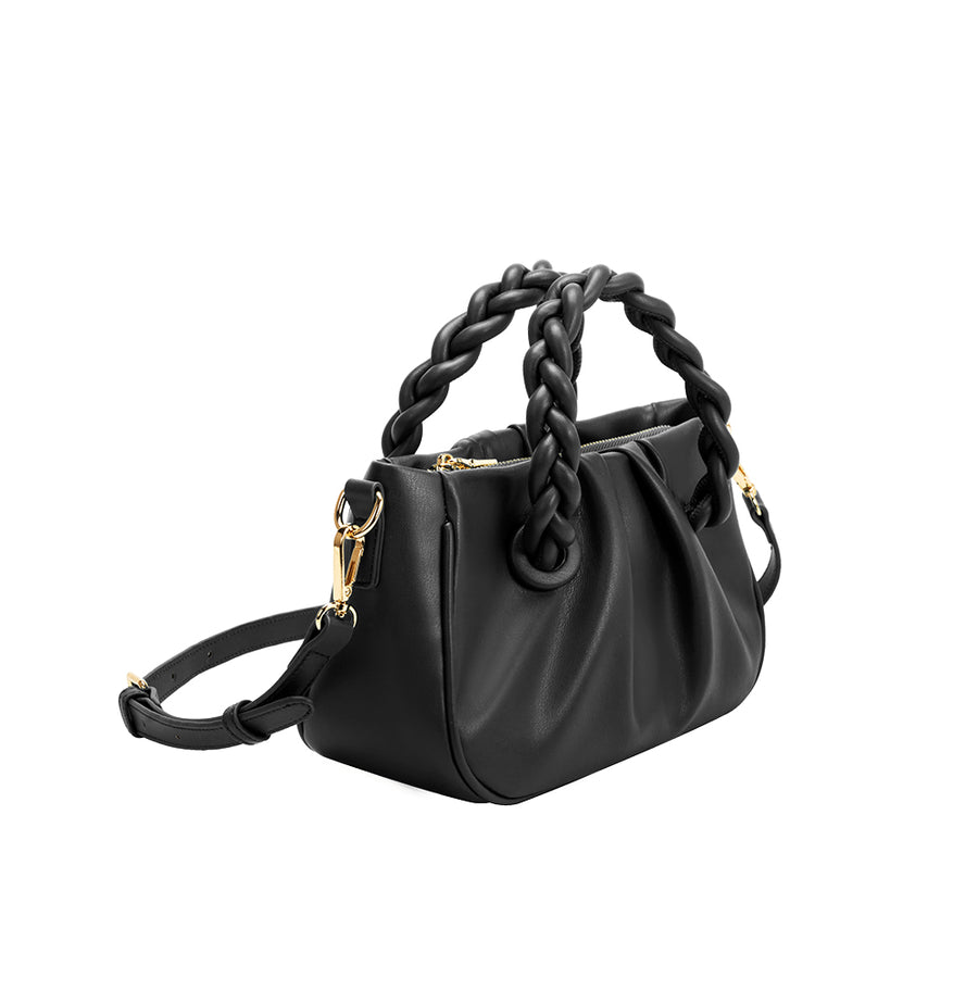 Gracelyn Black Recycled Crossbody Bag