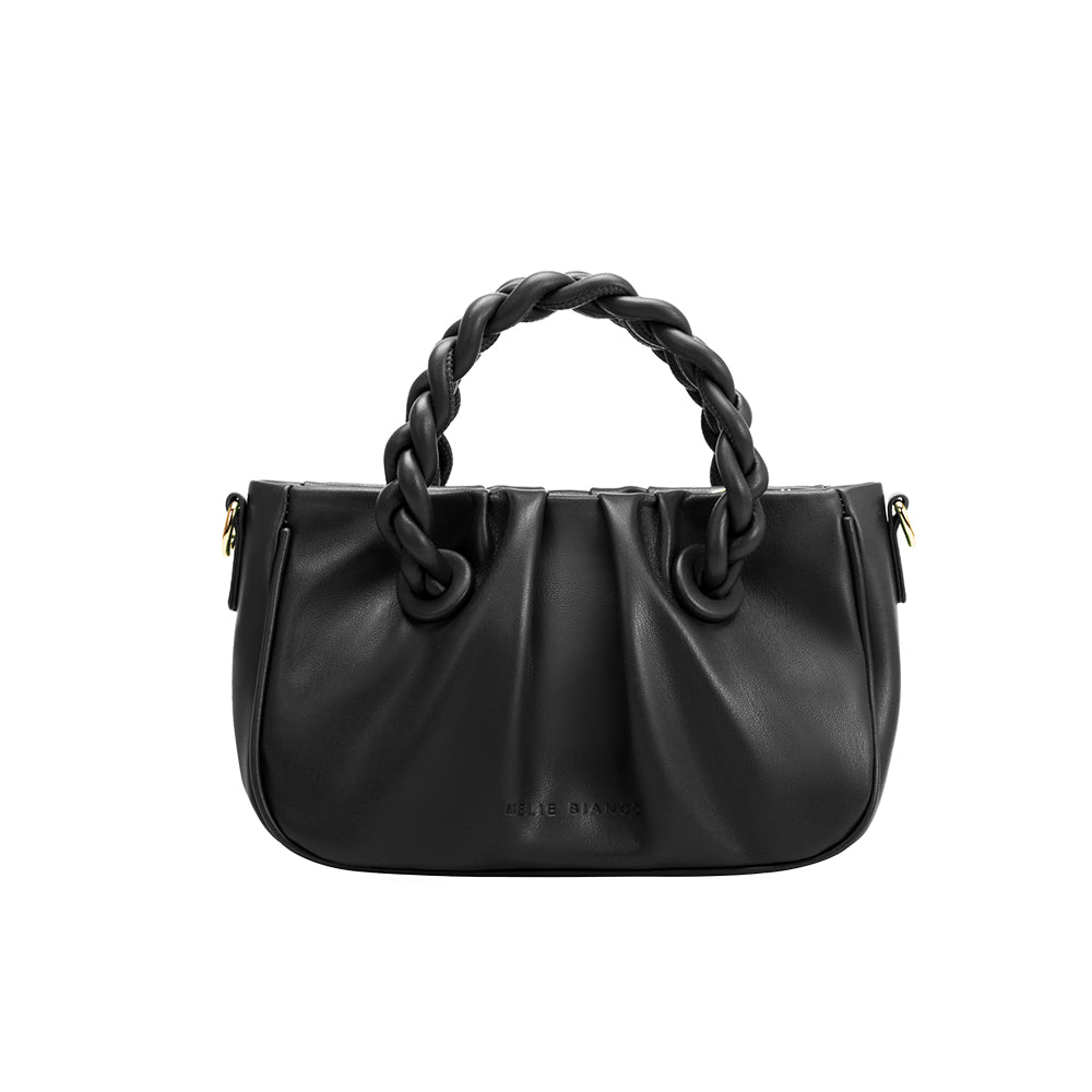 Black Gracelyn Recycled Vegan Crossbody Bag Melie Bianco