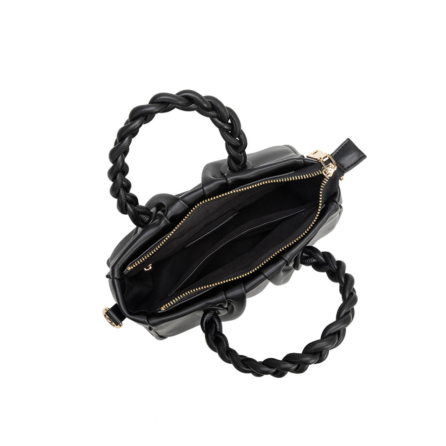 Gracelyn Black Recycled Crossbody Bag